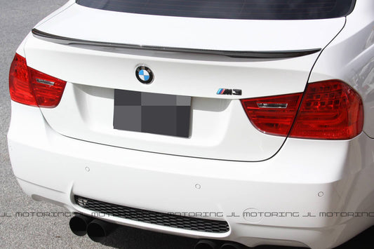 BMW E90 3 Series Performance Style Carbon Fiber Trunk Spoiler