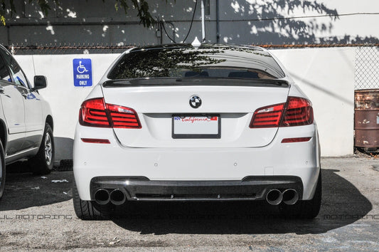 BMW F10 5 Series M Sport Carbon Fiber Rear Diffuser