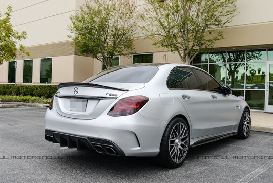 Mercedes Benz W205 C63 C63S AMG DTM Carbon Fiber Rear Diffuser