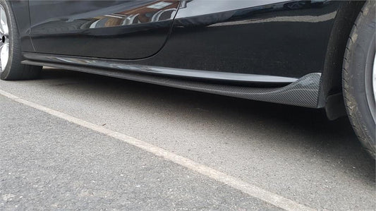 Audi B8 S5 A5 S Line Carbon Fiber Side Skirts