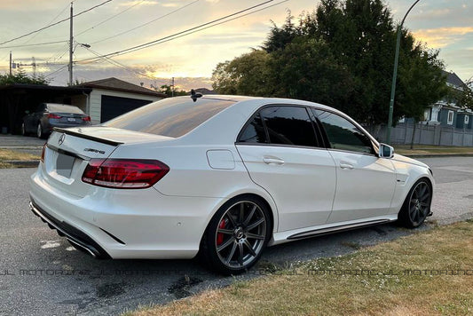Mercedes W212 E Class E63 AMG Style Carbon Fiber Trunk Spoiler