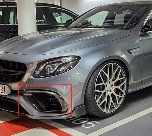Mercedes Benz W213 E63S AMG Carbon Fiber Front Bumper Covers