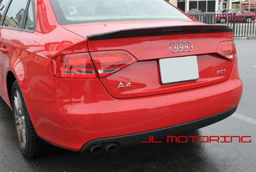 Audi B8 A4 C Style Carbon Fiber Trunk Spoiler - JL Motoring