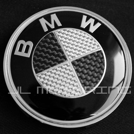 BMW Carbon Fiber Wheel Caps - JL Motoring