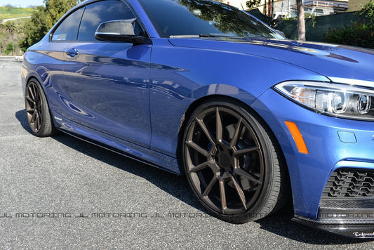 BMW F22 F23 Performance Carbon Fiber Side Skirts