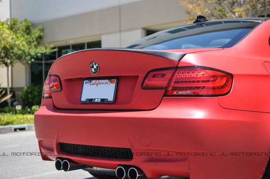 BMW E92 Coupe CSL Style Carbon Fiber Bootlid Trunk