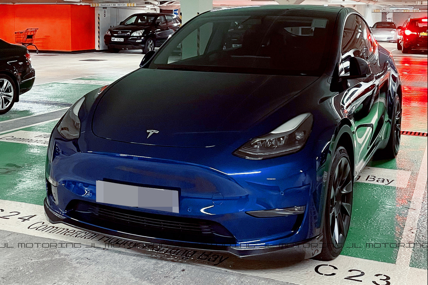 Tesla Model Y Carbon Fiber Front Lip