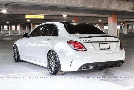 Mercedes Benz W205 C63 C300 C350 Sport Carbon Fiber Rear Diffuser