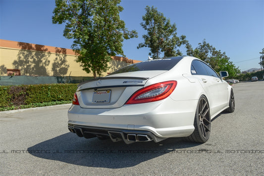 Mercedes W218 CLS 63 AMG Carbon Fiber Rear Diffuser