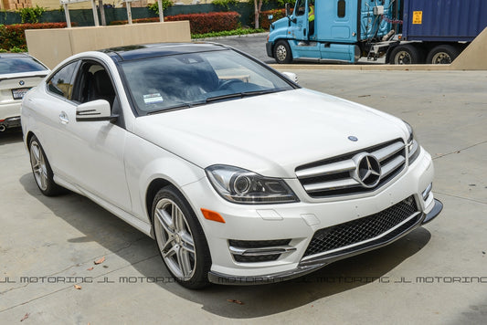 Mercedes Benz W204 C Class Carbon Fiber Front Lip