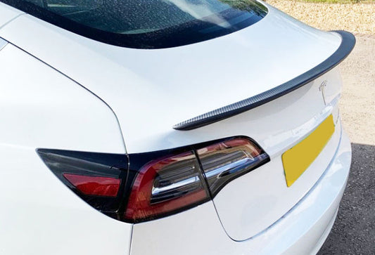 Tesla Model 3 Peformance Carbon Fiber Trunk Spoiler